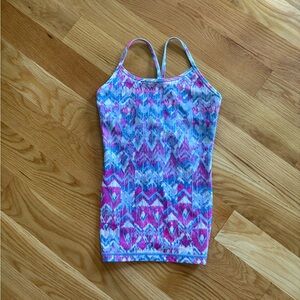 Colorful Kids Camisole with Geometric Pattern